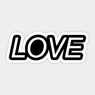 Love - Aesthetic Simple Design Sticker